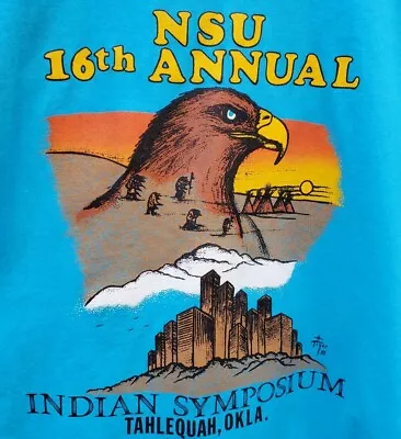 NSU 16th Annual Indian Symposium Vintage Single Stitch Tshirt  • $39.99