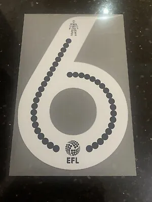 $2.23 • Buy Official English Football League Sporting ID  Football Number 6 2016-18