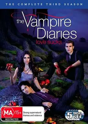 Vampire Diaries : Season 3 (DVD 2011) Nina Dobrev Paul Wesley Ian Somerhalder • $9.03