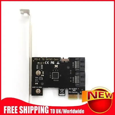 Pci-e To SATA 3.0 Internal 6Gbps Ports Disk Expansion Card • £9.79