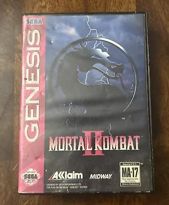 Mortal Kombat II 2 (Sega Genesis 1992) With Manual / Untestesd As-is • $14.99