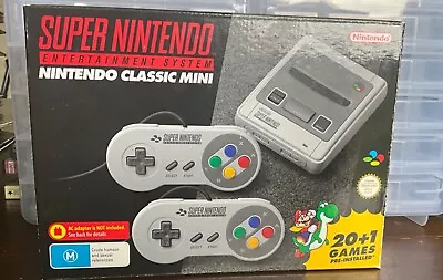 Nintendo Classic Mini: Super Nintendo Entertainment System W/ ORIGINAL PACKAGING • $124.24