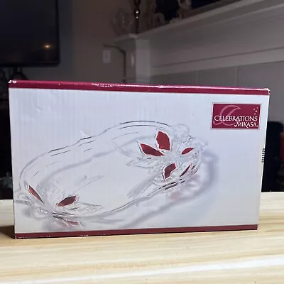 Celebrations By Mikasa Poinsettia Serving Platter • $25