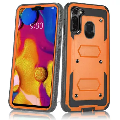 REFINED ARMOR RUGGED SHOCKPROOF Tough Phone Case Cover BUILT-IN SCREEN PROTECTOR • $8.91