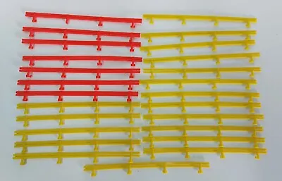 £9.99 • Buy 25 X Micro Scalextric Yellow L7559 Track Crash Barriers , Red, Yellow