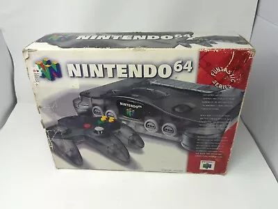 Smoke Black Nintendo 64 Console - Complete Box CIB NUS-001 NTSC N64 • $574.99