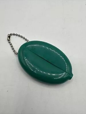 Quikoin Vintage Coin Holder W/ Keychain Green Squeeze • $15