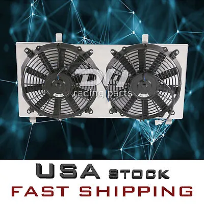 Shroud+Fan For 1991-1995 92 Toyota MR2 Turbo Coupe 3SGTE SW20 Aluminum Radiator • $89