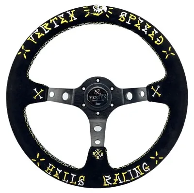 330mm Dish Steering Wheel - Fit 6 Hole Hub Like Vertex Speed  Nardi Momo NRG • $134.91