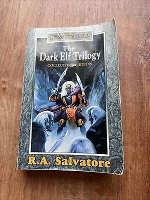 The Dark Elf Trilogy Salvatore Drizzt Hardcover Homeland Exile Sojourn Rare • $29.99