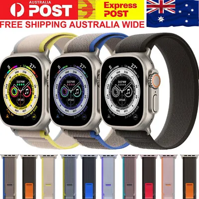 $6.99 • Buy Apple Watch Band Strap IWatch Series SE 8 7 6 5 40 41 38 44 45 Ultra Trail Loop