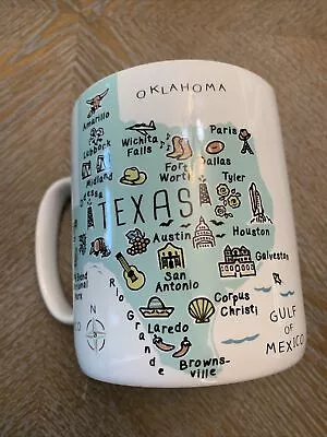 BED BATH & BEYOND Mug Coffee Tea Cup Texas/ New Mexico/ Oklahoma Big Size Mug • $26