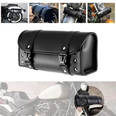 Tool Bag Fork Handlebar Roll Barrel Pouch For Yamaha Virago 1100 750 700 250 125 • $24.16