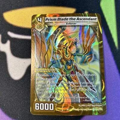 Kaijudo X3 PRISM BLADE THE ASCENDANT Duel Day Foil Promo 15 PRM 1 (Playset) 2014 • $1.99