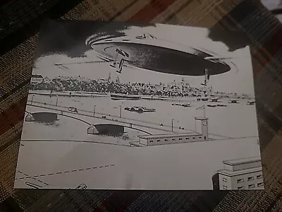 1953 Bristol England Percival Aircraft Co. Flying Saucer Photo Aviation Aliens • $108.64