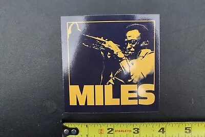 Miles Davis Jazz Trumpet Kind Of Blue Blues Original M8 Vintage Music STICKER • $13