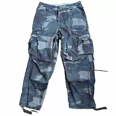 Weathered Wear Baggy Military Style Cargo Camo Men’s Pants • $30