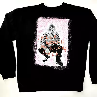 Machine Gun Kelly Official Tickets To My Downfall Tour Black Sweatshirt Mens XL • $50