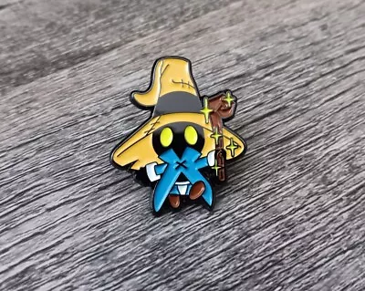 Final Fantasy 9 Vivi Ornitier Enamel Pin FF IX Black Mage Video Game Square Enix • $13.99