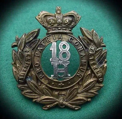 Victorian  QVC  The 18th Hussars ~100% Genuine British Army Military Cap Badge • £79.99
