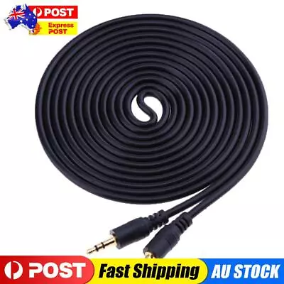 AUX Cable 3.5mm Stereo Audio Extension Male To Male Auxiliary Car Cord(3m) • $11.99
