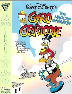 Gladstone Walt Disney Gyro Gearloose Carl Barks Library 3 • $16.95