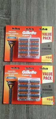 GILLETTE FUSION 5 (16 Cartridges) 2 X 8Pack) • $49.99