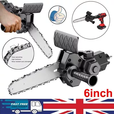 UK Electric Drill Modified To Electric Chainsaw Saw Power Tool Attachment 6 Inch • £9.68