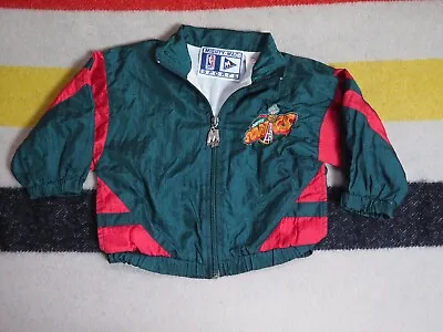 VTG 90s NBA Mighty Mac Seattle Supersonics Sonics Zip Infant Youth 18M Jacket • $49.95