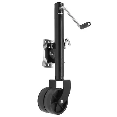 2000LBs Bolt On Boat Tongue Trailer Jack 6 Inch Wheel PP Wheel & Handle Black • $48.84