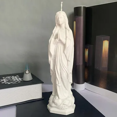 £9.14 • Buy Candle Molds 3D Virgin Mary Silicone Molds For Making Aroma Soy Wax Handmade 