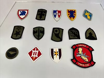 Military Insignia  Patches Pins Or Other  Medals Lot 261A • $4.99