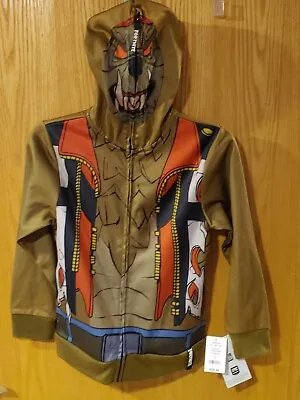 NWT Boys Fortnite Costume Full Mask Hoodie -2356 • $13.99