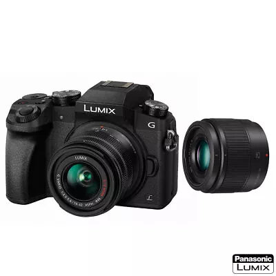 Panasonic Lumix Compact Camera DMC-G7KEB-K With Additional Lumix 25mm Prime Lens • £559.99
