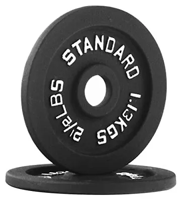 Signature Fitness Cast Iron Plate Weight Plate For Strength Training And • £15.99