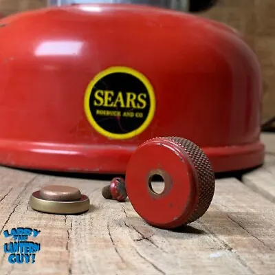 Sears Lantern Red Filler Cap New Soft Gasket 1963/64 - Coleman Made • $18