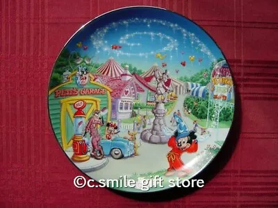 Disney *Mickey's Toon Town Fair* WDW 25th Anniversary Bradford Plate MIB COA • $35