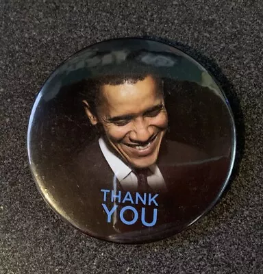 BARACK OBAMA 'Thank You' 3  Presidential Political Campaign Button / Pin • $7