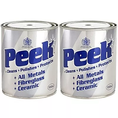 Peek Multi Purpose Metal Polish Paste Pack Of 2 (1000 ML / 33.8 Oz.) • $75.50