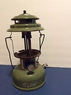 Vintage Sears / Coleman 72325-1 Two Mantle Avocado Green Gasoline Lantern 3/1976 • $25