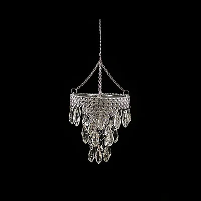 2PCS 4  Acrylic Crystal Chandelier Christmas Hanging Ornament Decor • $15.99