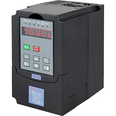 VEVOR 220V 4HP 13A 3KW Variable Frequency Drive Inverter VFD VSD 1 To 3 Phase • $145.99