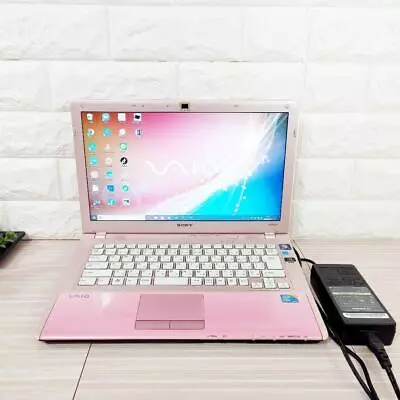 PC Pink VAIO Laptop Already Set Up And Ready To Use With Camera Easy • $664.99