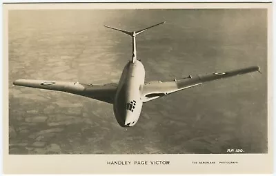 HANDLEY PAGE VICTOR BOMBER - Military Aviation Postcard • £5