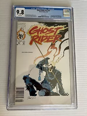 Ghost Rider #21 CGC 9.8 Marvel Comics Newsstand Variant • $145