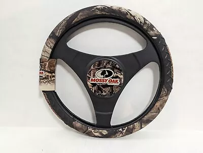 MOSSY OAK BRAND CAMO STEERING WHEEL COVER Universal Fits Most Steering Wheels • $39.99