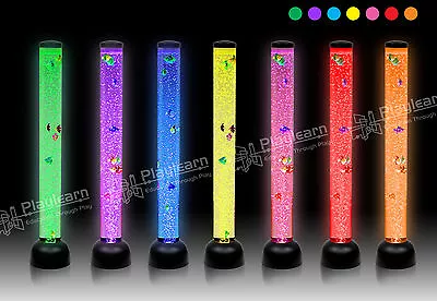 £199 • Buy Large 105cm Bubble Tube LED Colour Changing Sensory Floor Light-Superior Quality