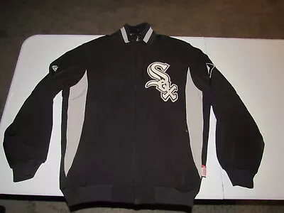 Chicago White Sox Men's MLB Majestic Authentic Black Gray Zip Up Jacket Size XL • $10.50