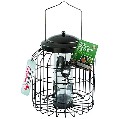 £25.49 • Buy Gardman Heavy Duty Squirrel Proof Seed Feeder Wild Bird Feeding Garden Safe