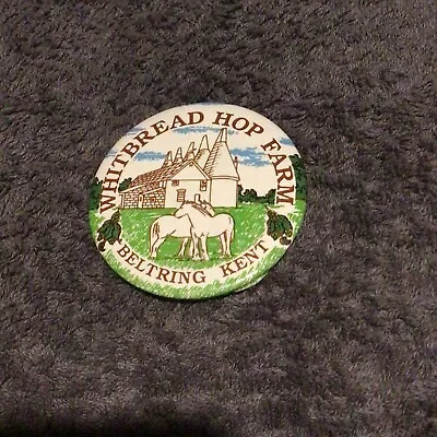 Vintage Whitbread Hop Farm Beltring Kent Pin Badge Button • $2.49